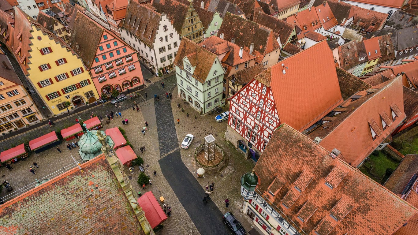Rothenburg ob der Tauber: Die Kleinstadt ist die beliebteste Stadt Deutschlands.