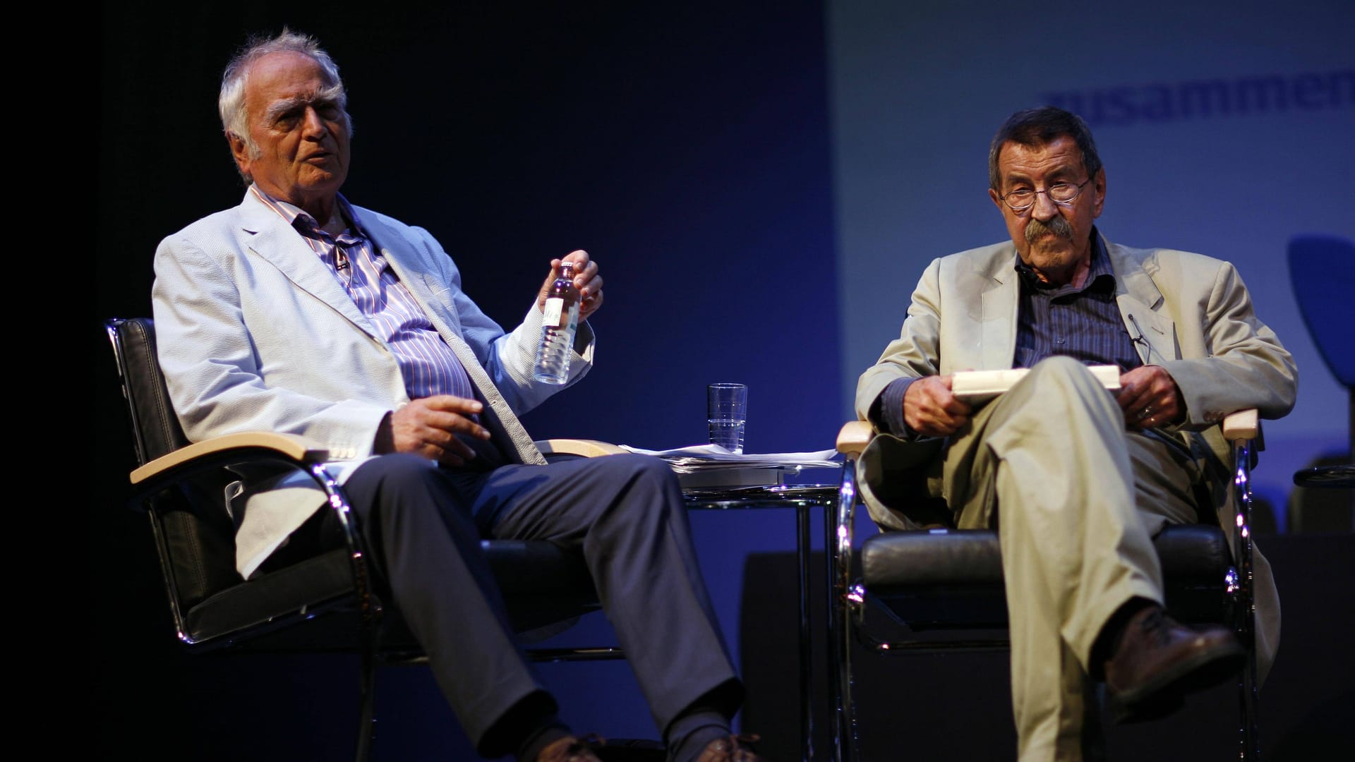 Martin Walser mit Günter Grass im Jahr 2007.