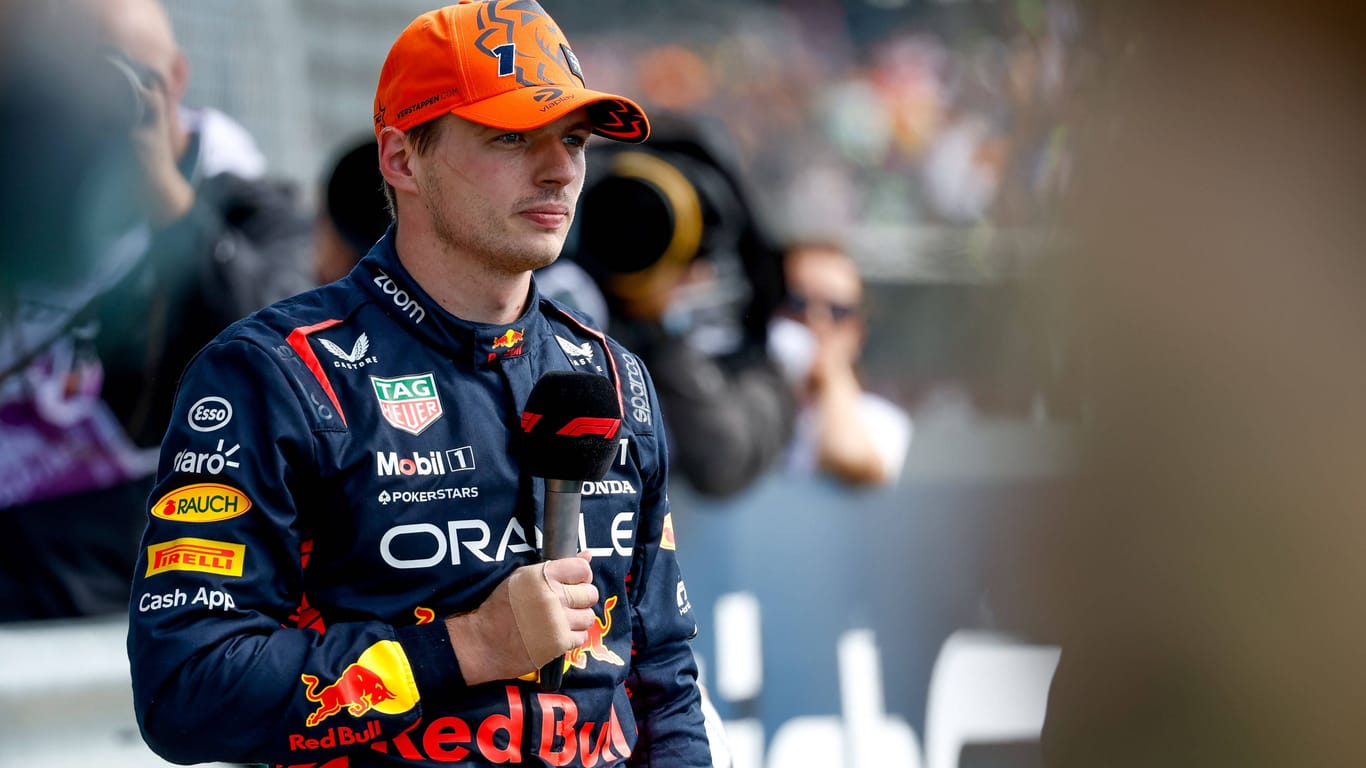 Max Verstappen: Die Hand des Weltmeisters war nach dem Qualifying einbandagiert.