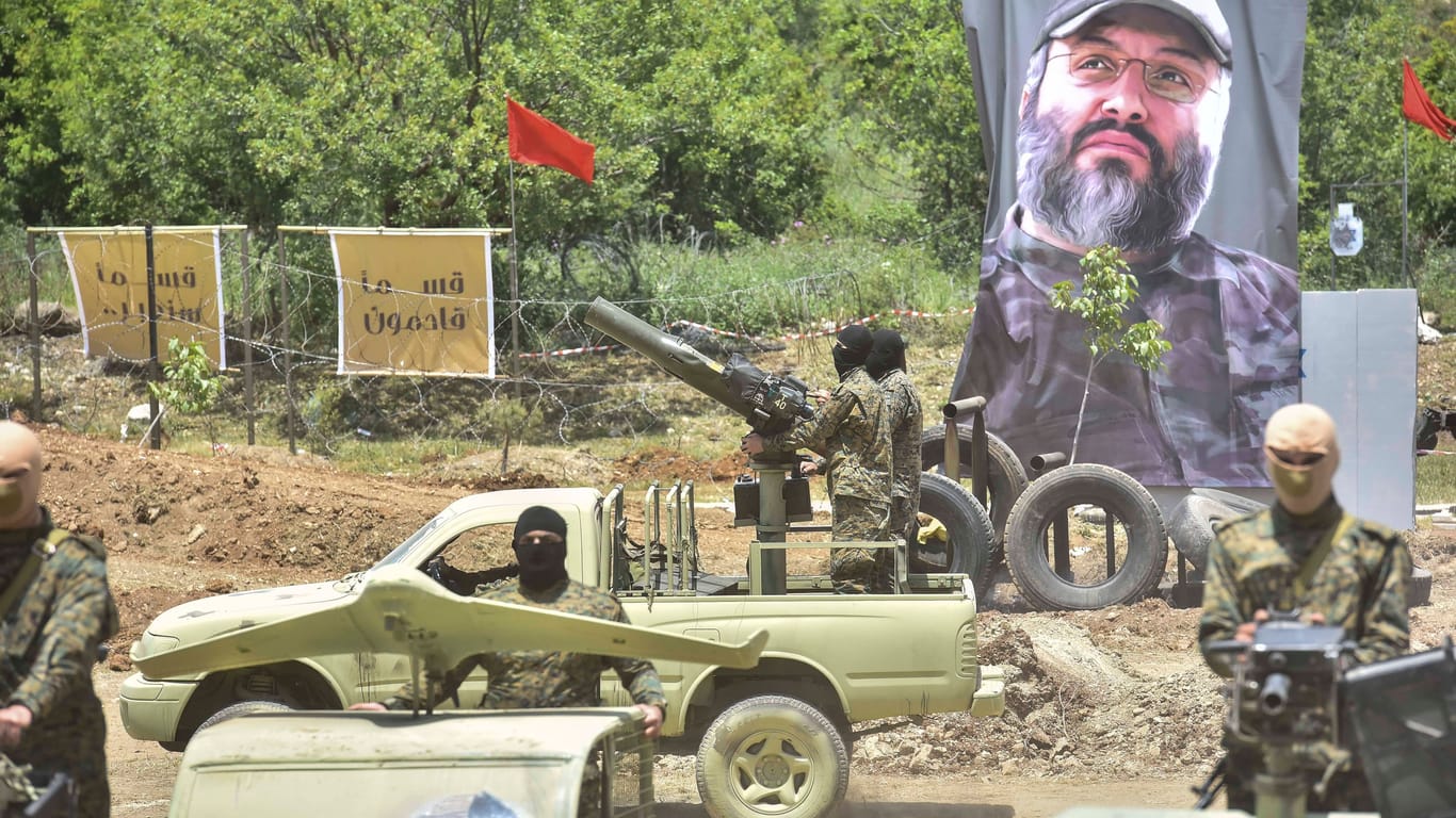 Unterstützung durch den Iran: Hisbollah-Milizen im Libanon (Archivbild).