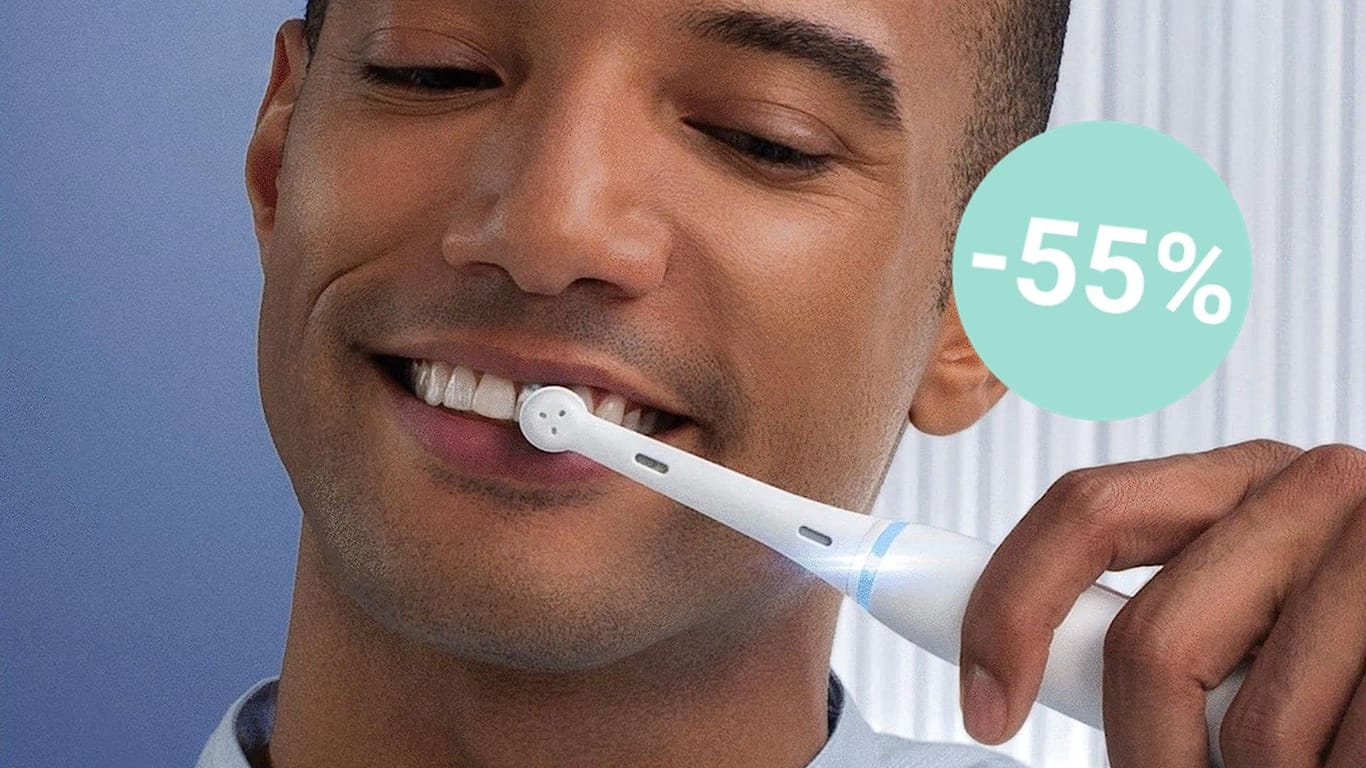 Die elektrische Zahnbürste iO 7N von Oral-B ist bei Lidl nur heute radikal reduziert.