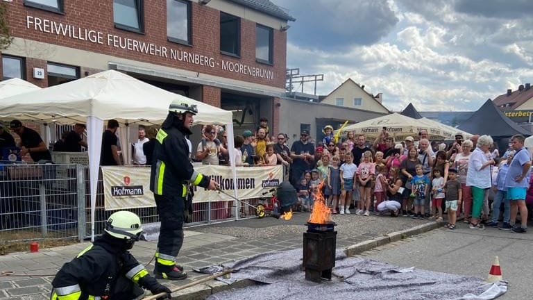 Freiwillige Feuerwehr Moorenbrunn: Sie sind da, wenn's brennt - und das dank wohl städtischer Investition auch noch in Zukunft.