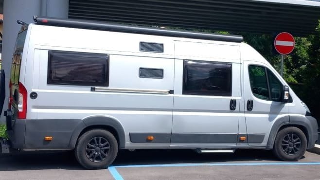Das gesuchte Wohnmobil: Am Donnerstag wurde es entwendet.