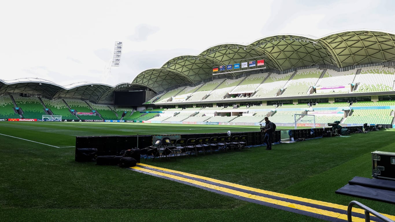 Das Melbourne Rectangular Stadium: Hier findet das erste deutsche WM-Spiel statt.