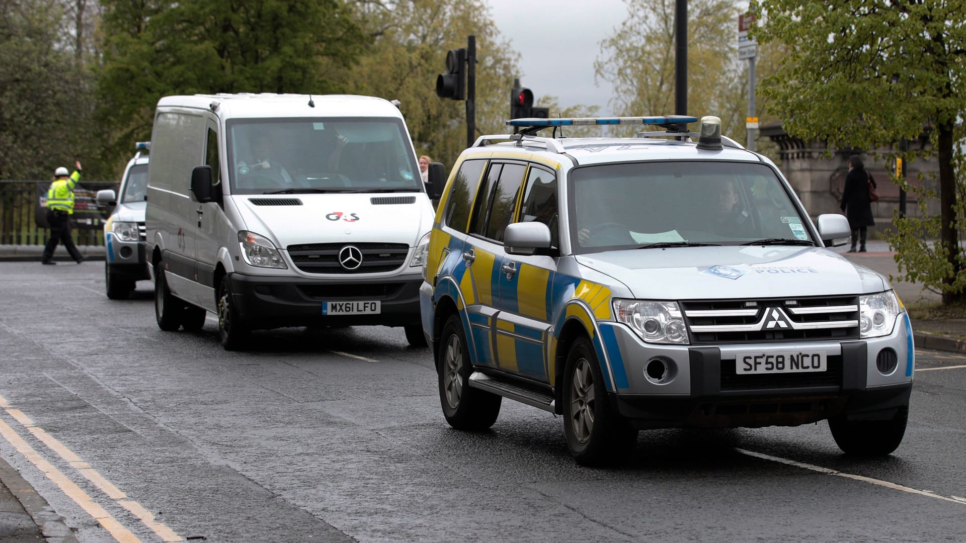 Polizei in Glasgow (Archivbild): Ein Mann steht unter anderem wegen Mordes an seiner Schwester vor Gericht. Polizei in Glasgow (Archivbild): Ein Mann steht unter anderem wegen Mordes an seiner Schwester vor Gericht.