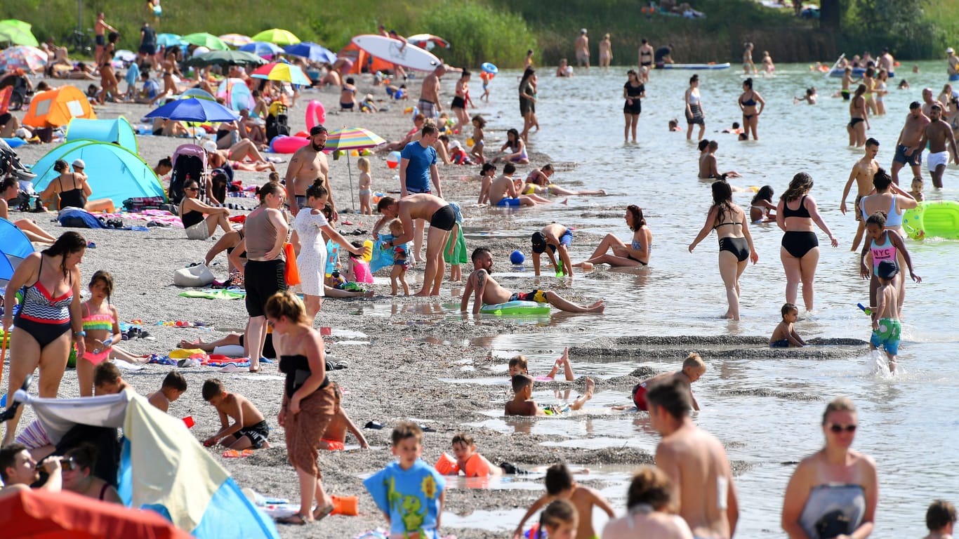 Beliebtes Ausflugsziel: Der Riemer See wurde anlässlich der Bundesgartenschau 2005 künstlich angelegt.