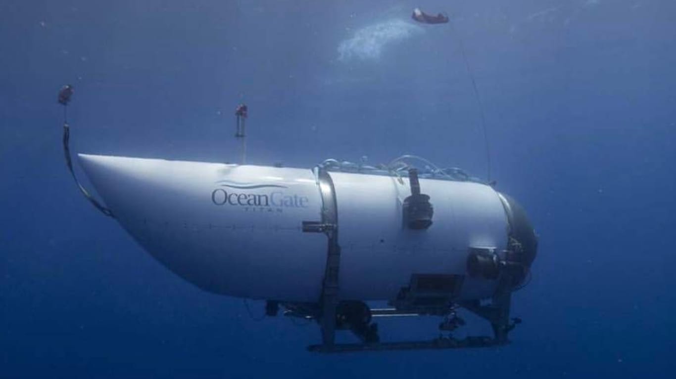 Das Oceangate-U-Boot (Archivbild): Es implodierte bei einem Tauchgang zur Titanic, fünf Menschen starben.