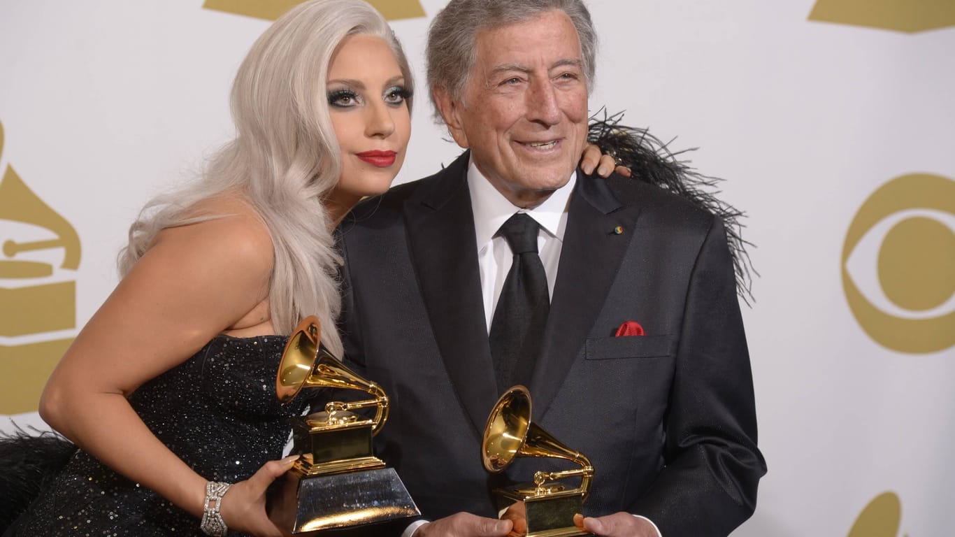 Lady Gaga und Tony Bennett: Für ein gemeinsames Album erhielten sie 2015 einen Grammy.