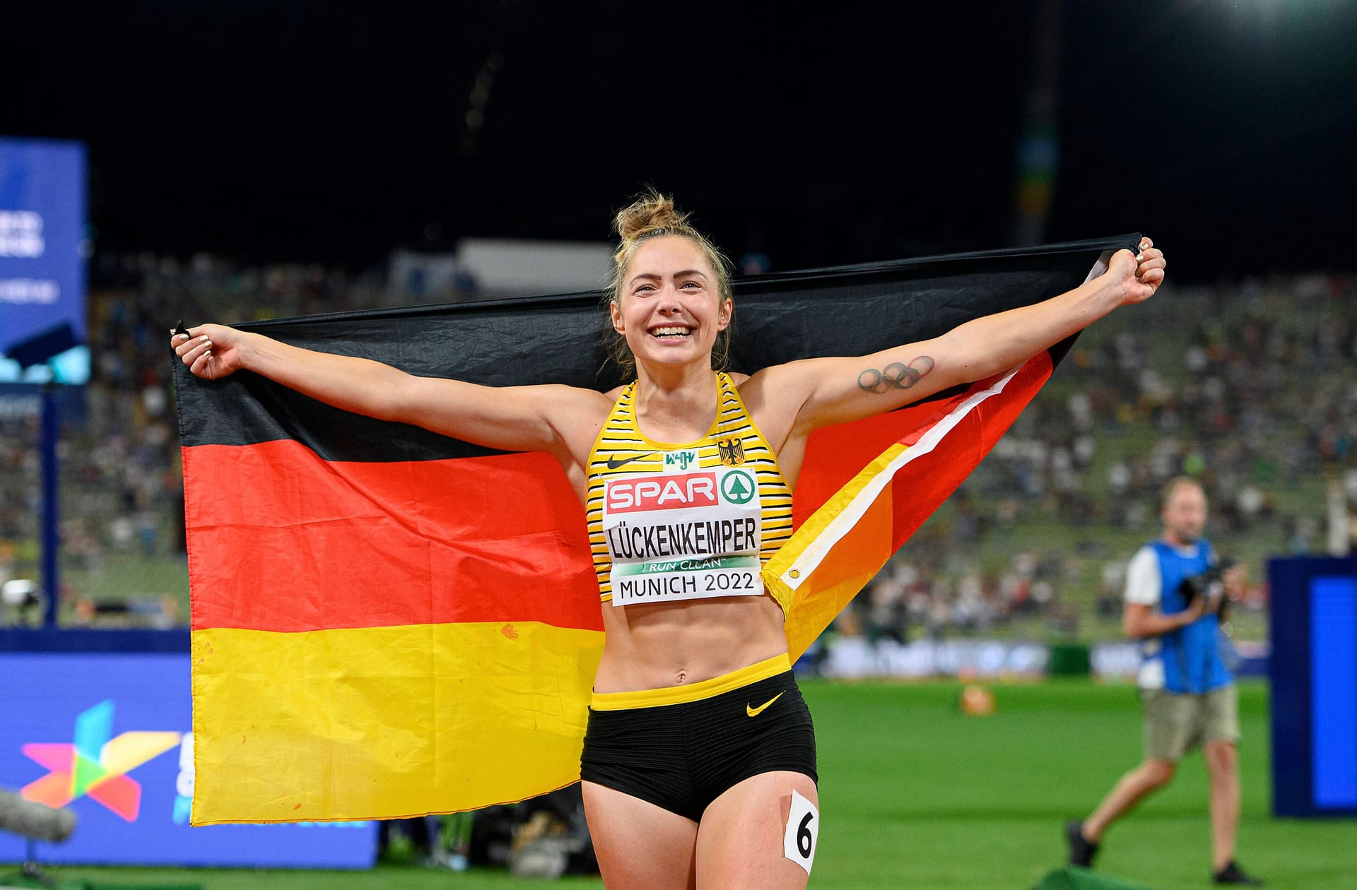Gina Lückenkemper: Sie wurde im vergangenen Jahr Europameisterin.