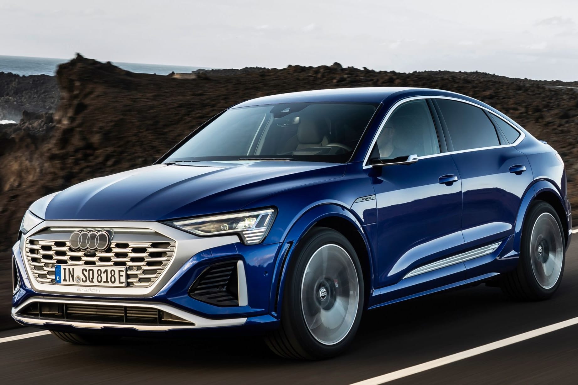 Bulliger Coupé-Stromer: Der Audi Q8 Sportback e-tron.