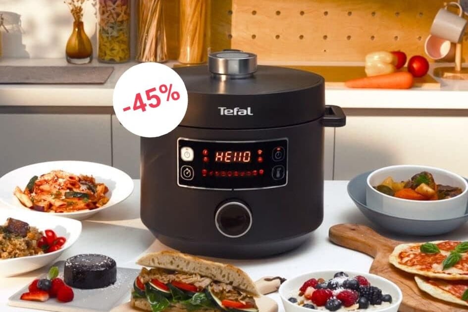 Für die Küche: Amazon reduziert Multikocher von Tefal um 45 Prozent.