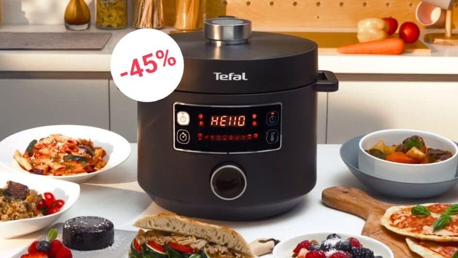 Für die Küche: Amazon reduziert Multikocher von Tefal um 45 Prozent.