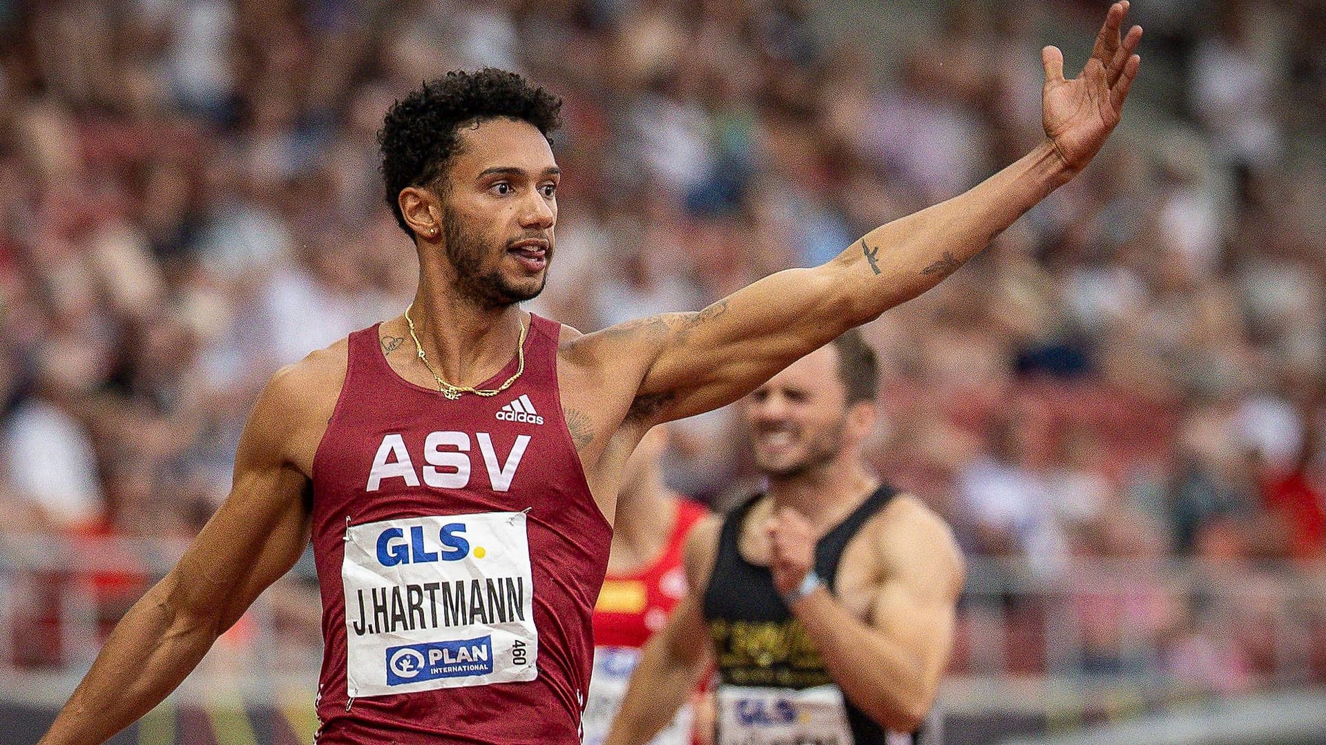 Joshua Hartmann: Der Sprinter dominierte am Sonntag die 200-Meter-Distanz.