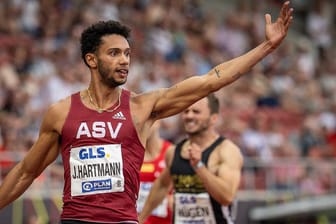 Joshua Hartmann: Der Sprinter dominierte am Sonntag die 200-Meter-Distanz.