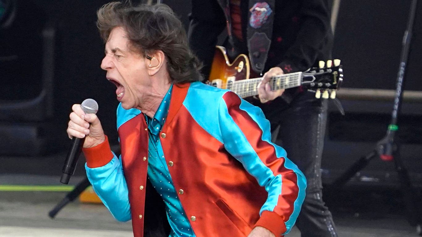 Mick Jagger: Der Rolling-Stones-Sänger ist immer noch fit wie in jungen Jahren.