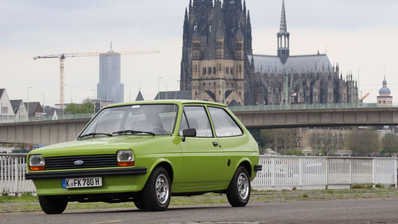 Kölner Wahrzeichen: Der Ford Fiesta gehört seit Jahrzehnten zur Domstadt.