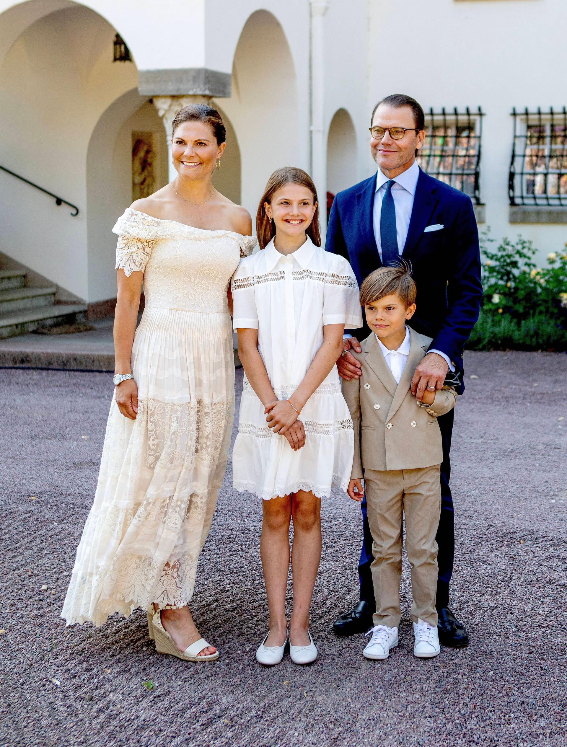 Prinzessin Victoria und Prinz Daniel mit ihren Kindern Prinzessin Estelle und Prinz Oscar