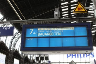 Bauarbeiten der Deutschen Bahn (Symbolbild): Im Sommer gibt es Einschränkungen auf mehreren Bahnverbindungen.