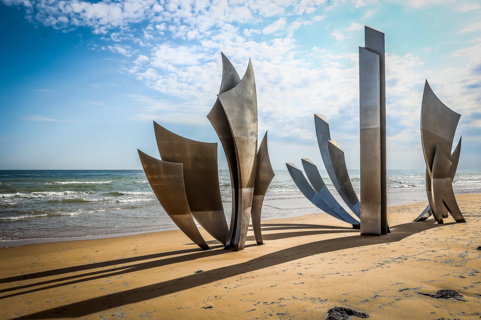 Omaha Beach: Der Strand in Frankreich wird besonders häufig fotografiert oder gefilmt.