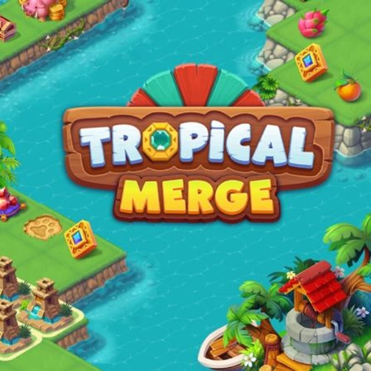 Tropical Merge kostenlos online spielen bei t-online.de