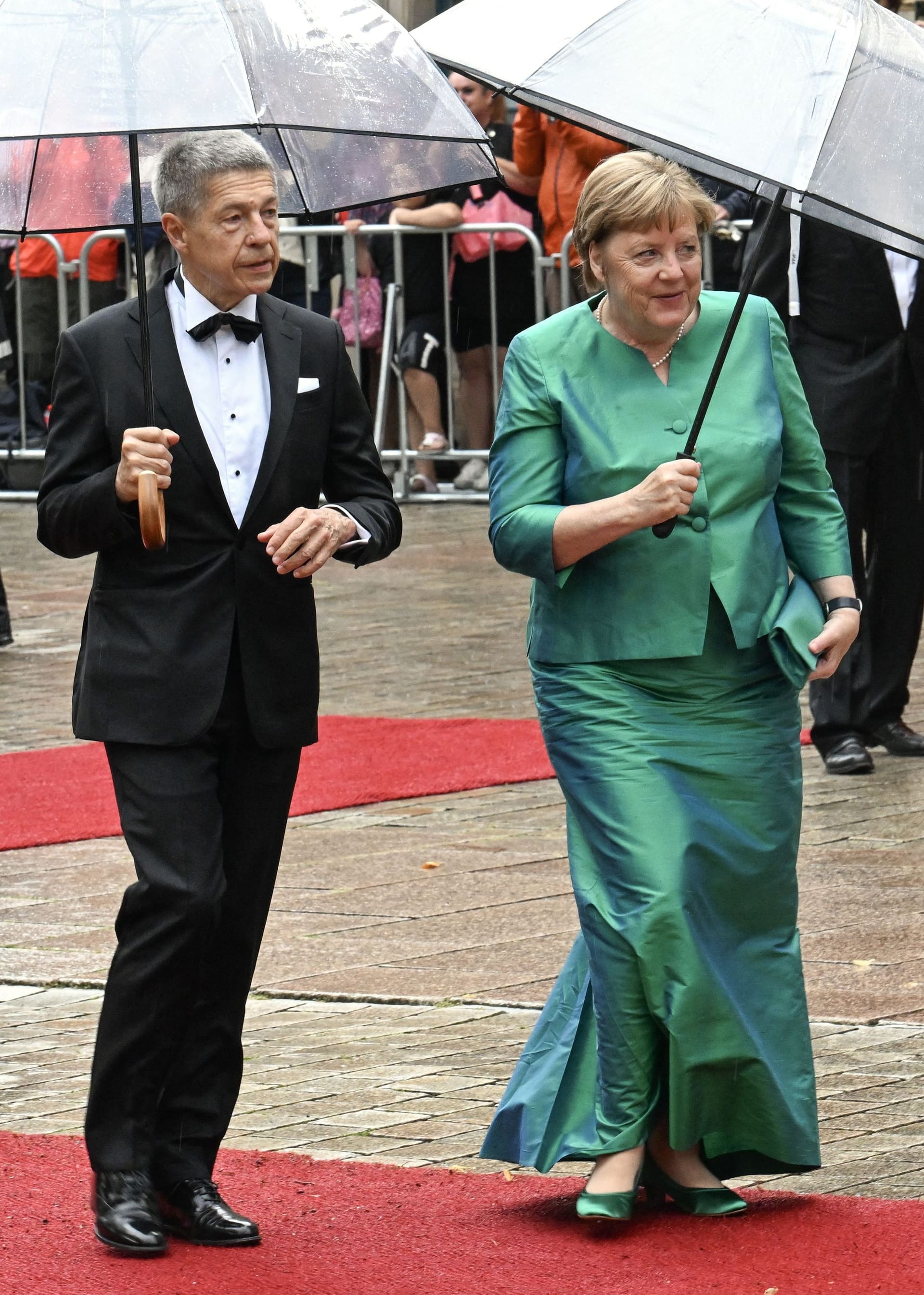 Die frühere Bundeskanzlerin Angela Merkel mit ihrem Mann Joachim Sauer