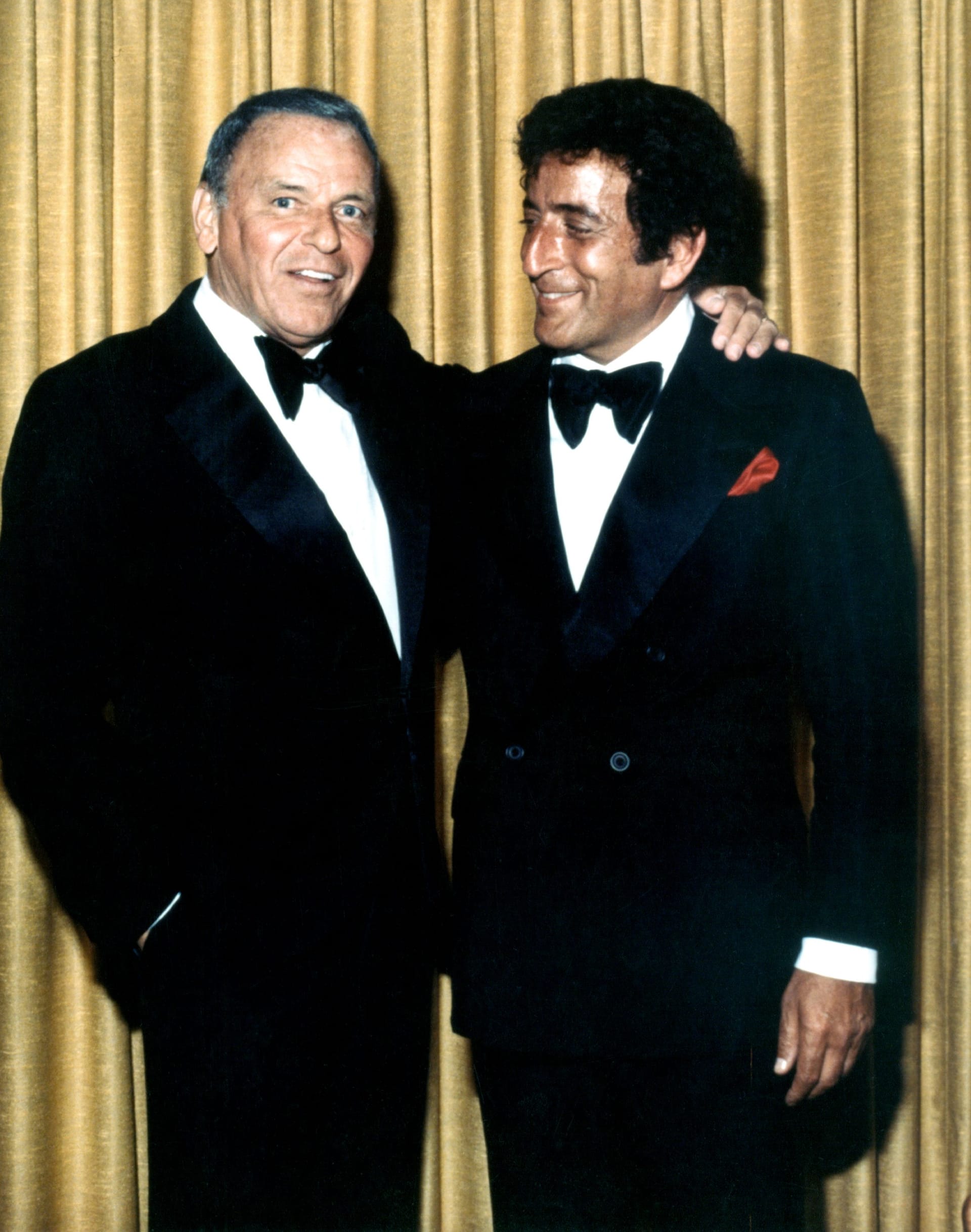 Frank Sinatra und Tony Bennett: Die beiden Freunde und Kollegen posierten hier gemeinsam in den Achtzigerjahren in Reno im US-Bundesstaat Nevada.
