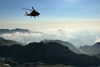 Hubschrauber-Einsatz in Italien: Der Familienvater aus Oberbayern stürzte am Passo delle Sagnette ab.