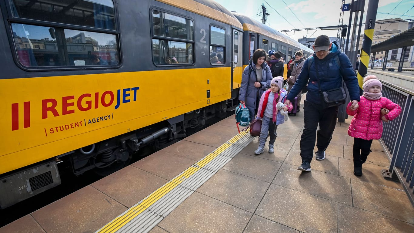 Regiojet: Das Bahnunternehmen hat sich bereits am Transport von Flüchtlingen aus der Ukraine beteiligt.