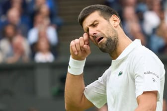 Novak Djokovic: Er steht im Finale von Wimbledon.