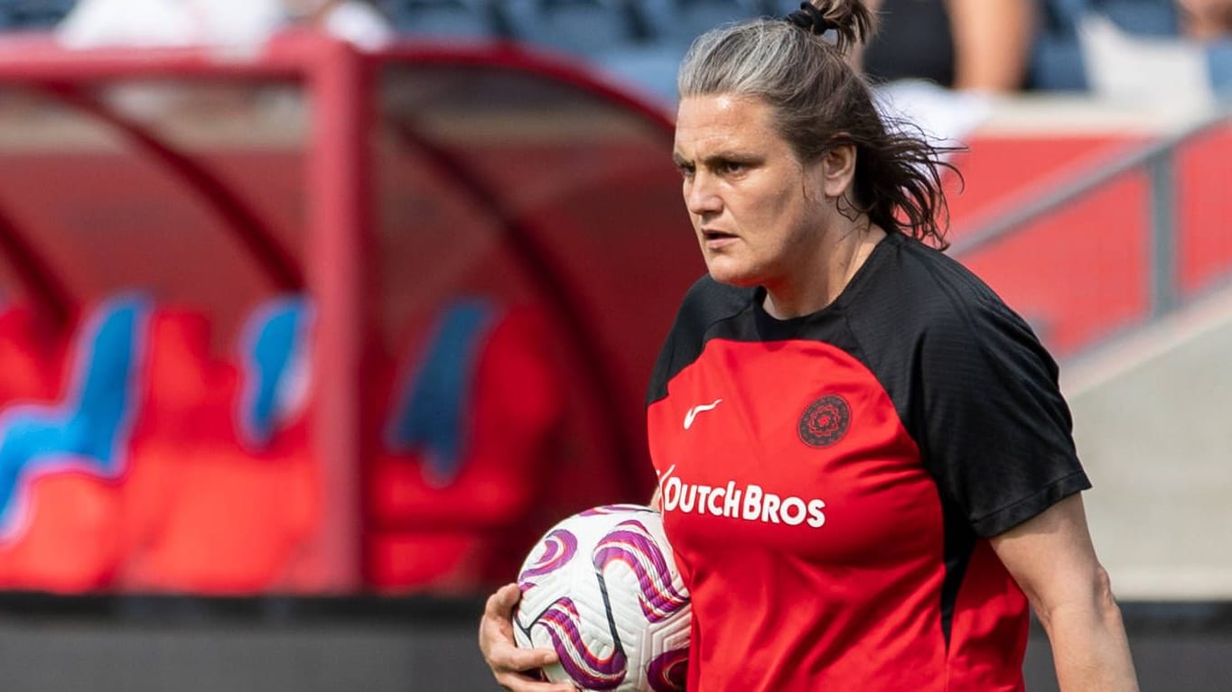 Nadine Angerer: Die ehemalige Weltfußballerin arbeitet mittlerweile als Torwarttrainerin beim US-Klub Portland Thorns FC.