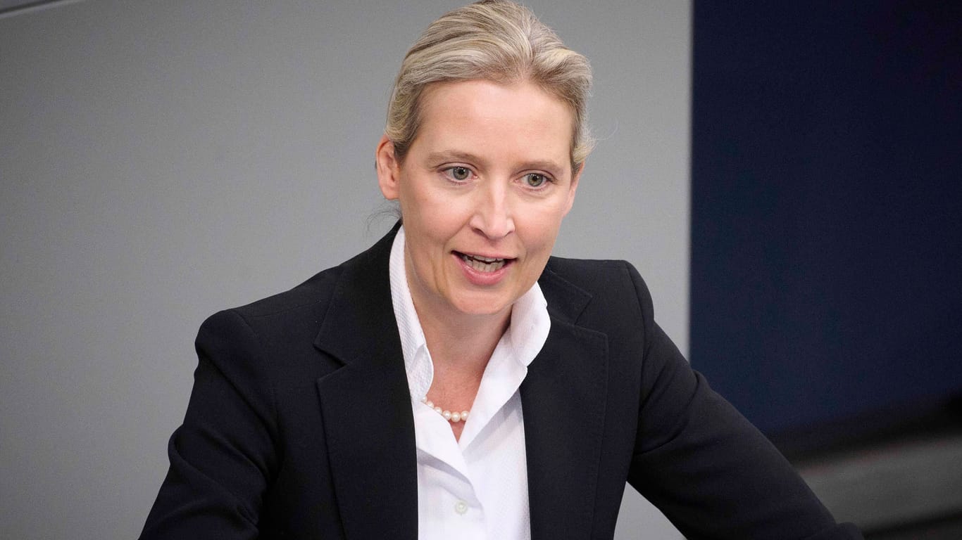 Alice Weidel: Die AfD-Chefin positioniert sich klar gegen einen Vorstoß aus der CDU.