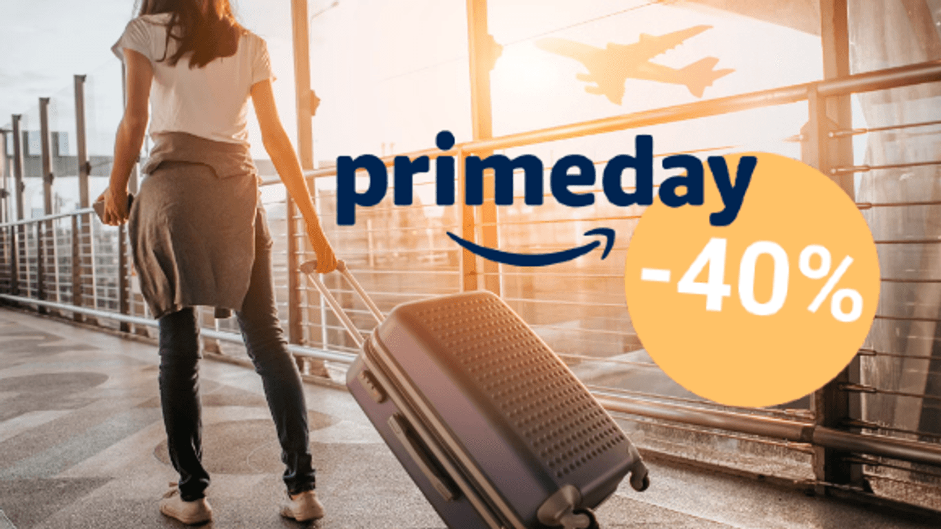 Amazon-Angebot zum Prime Day: Mit einem robusten Koffer sind Sie für die nächste Reise gut ausgestattet.