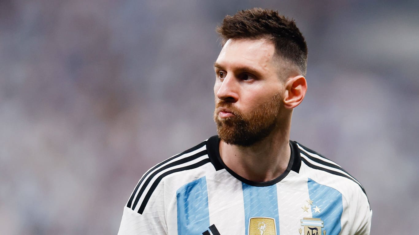 Lionel Messi im Trikot der argentinischen Nationalmannschaft: Der 36-Jährige trägt nun auch das Shirt von Inter Miami.