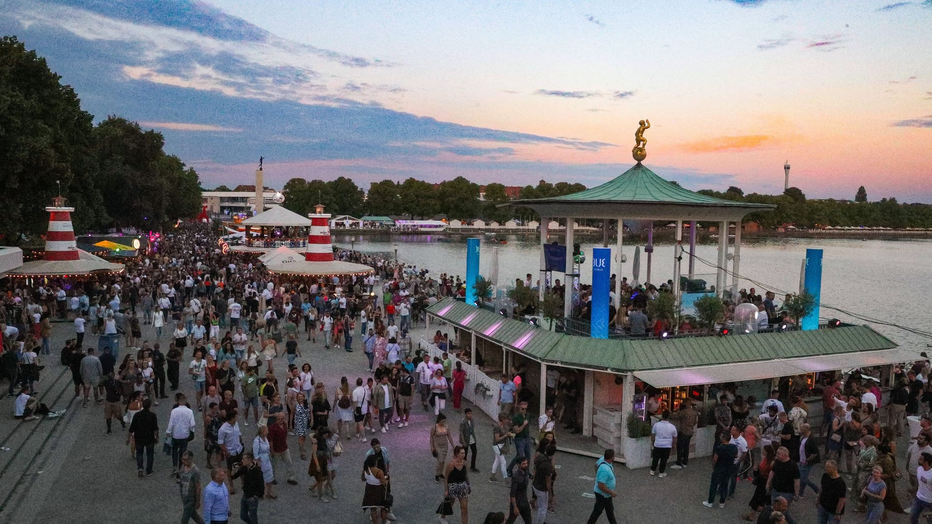 Maschseefest (Archivbild): Parken wird während des Maschseefestes wird in der Südstadt schwierig.