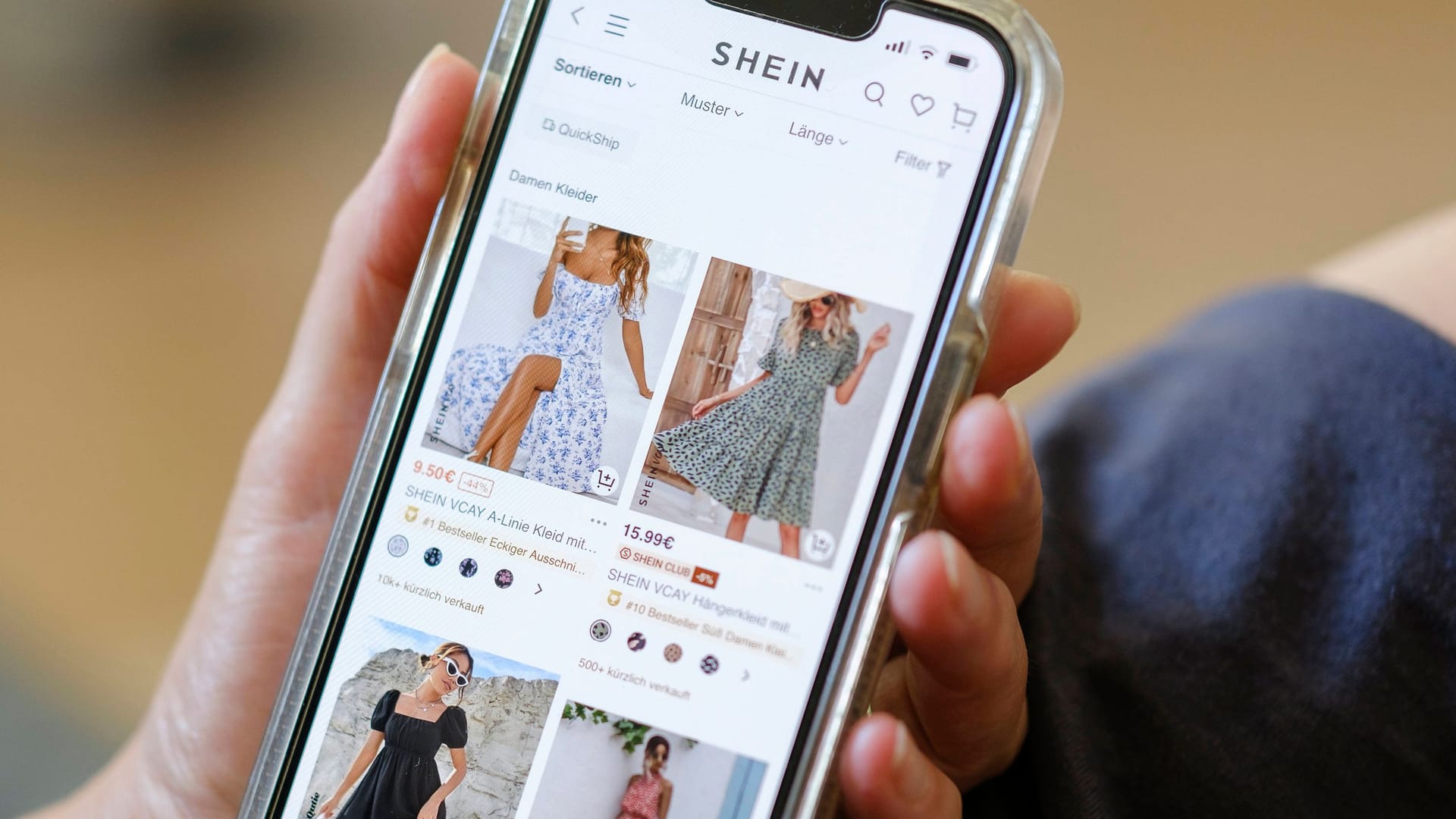 Shein: Die chinesische Modefirma wird verklagt.