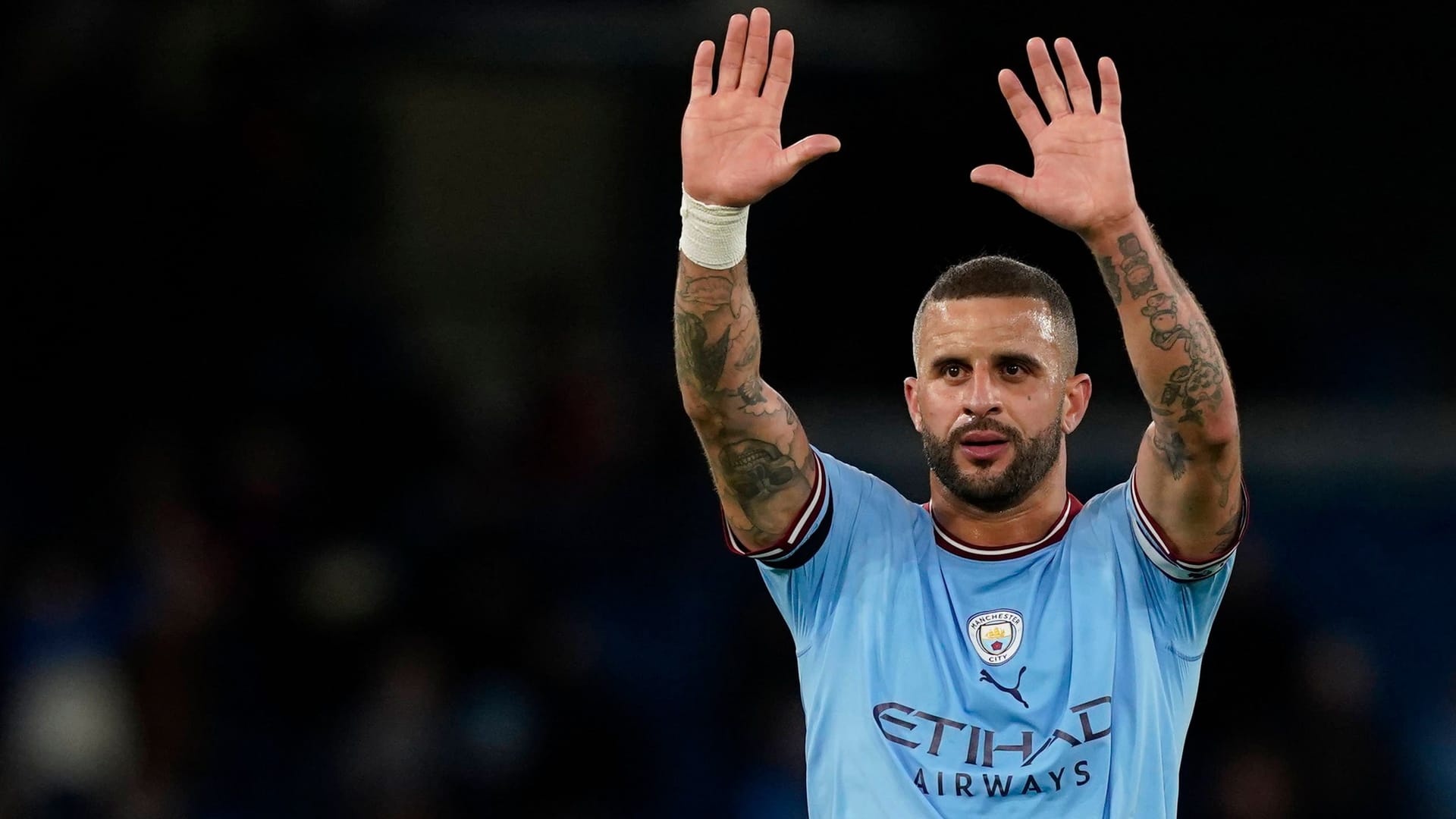 Kyle Walker: Der Außenverteidiger soll bald in München unterschreiben.