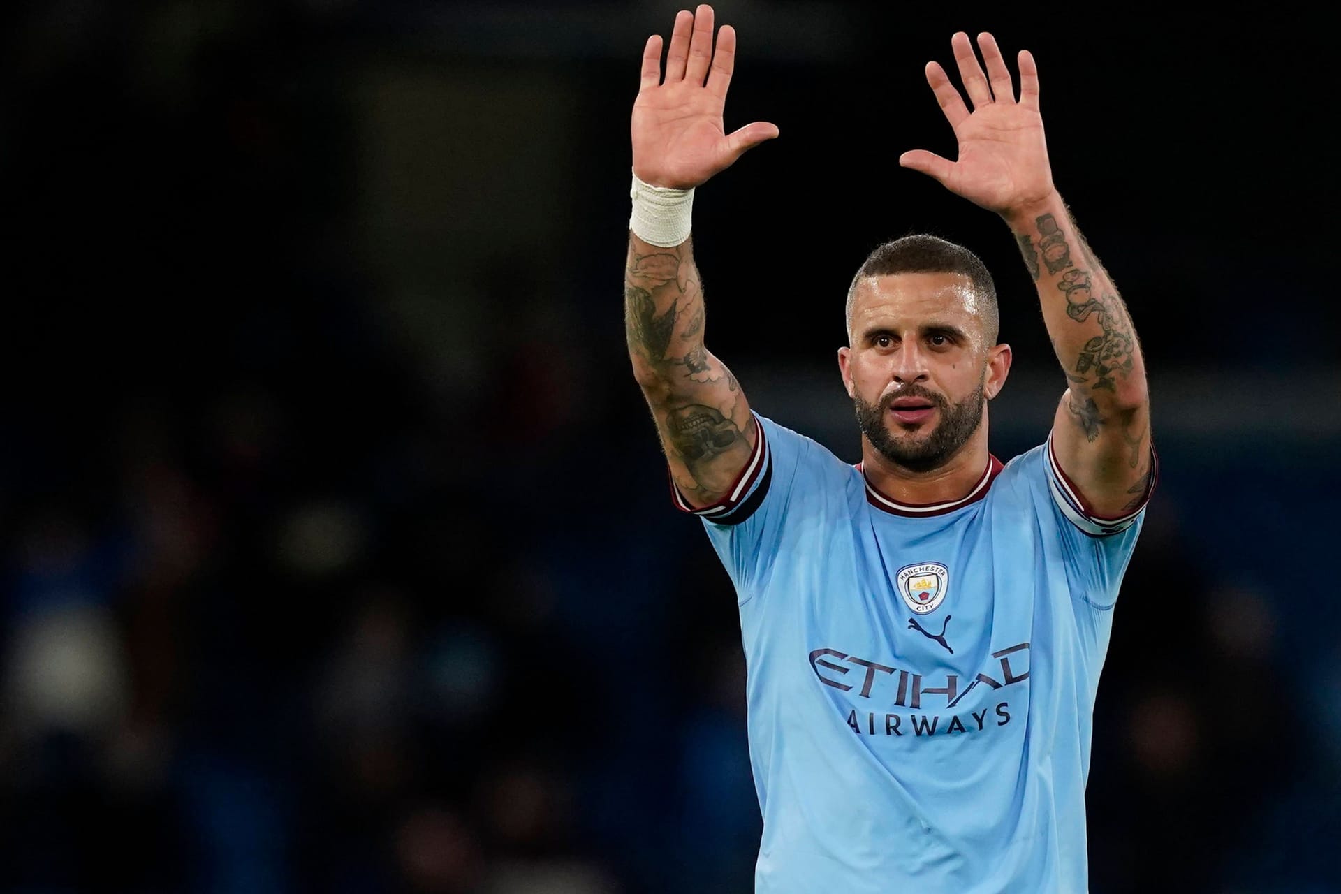 Kyle Walker: Der Außenverteidiger soll bald in München unterschreiben.