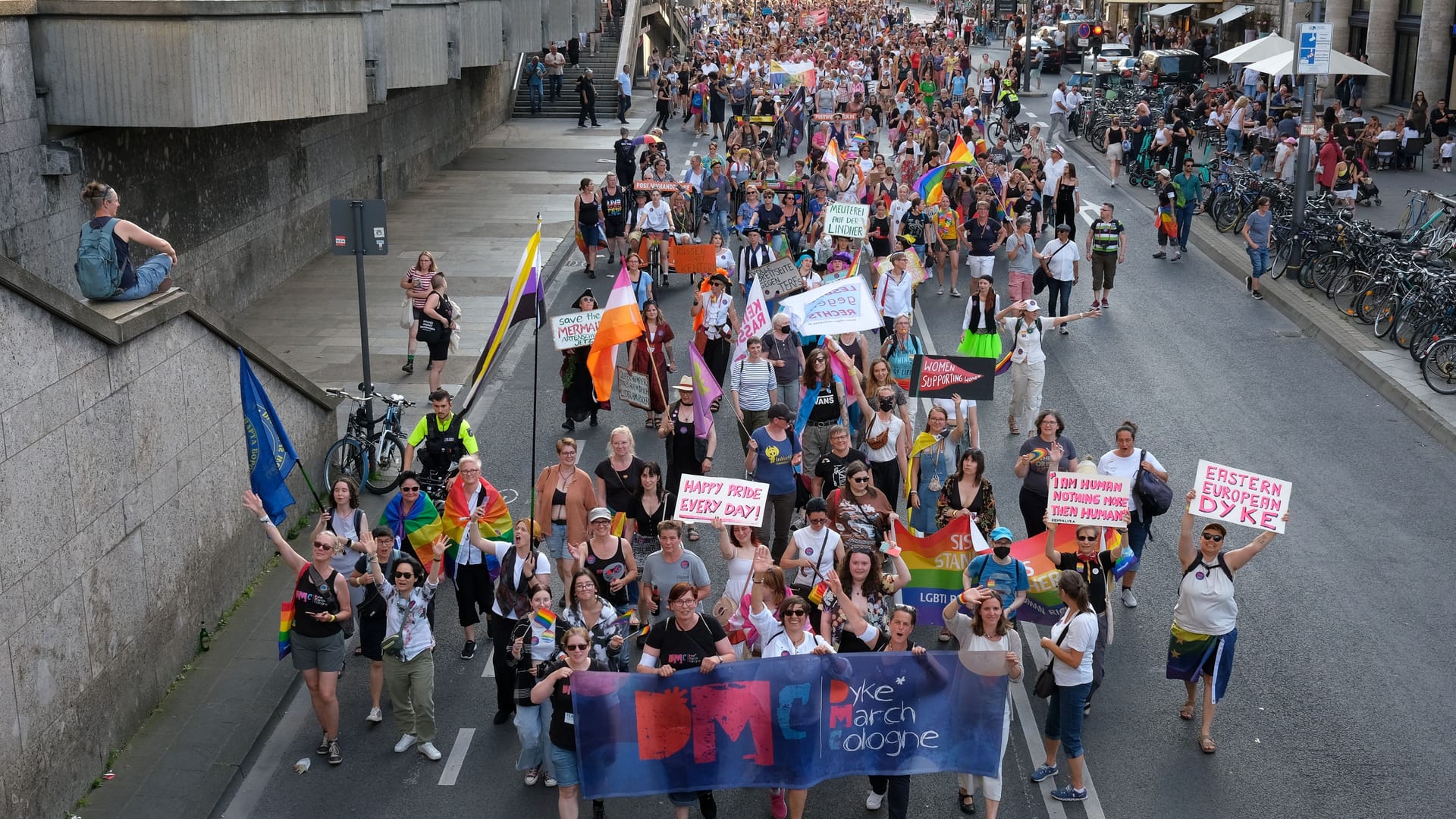 Der "Dyke March Cologne" 2022: In diesem Jahr findet die Demonstration zum neunten Mal statt.