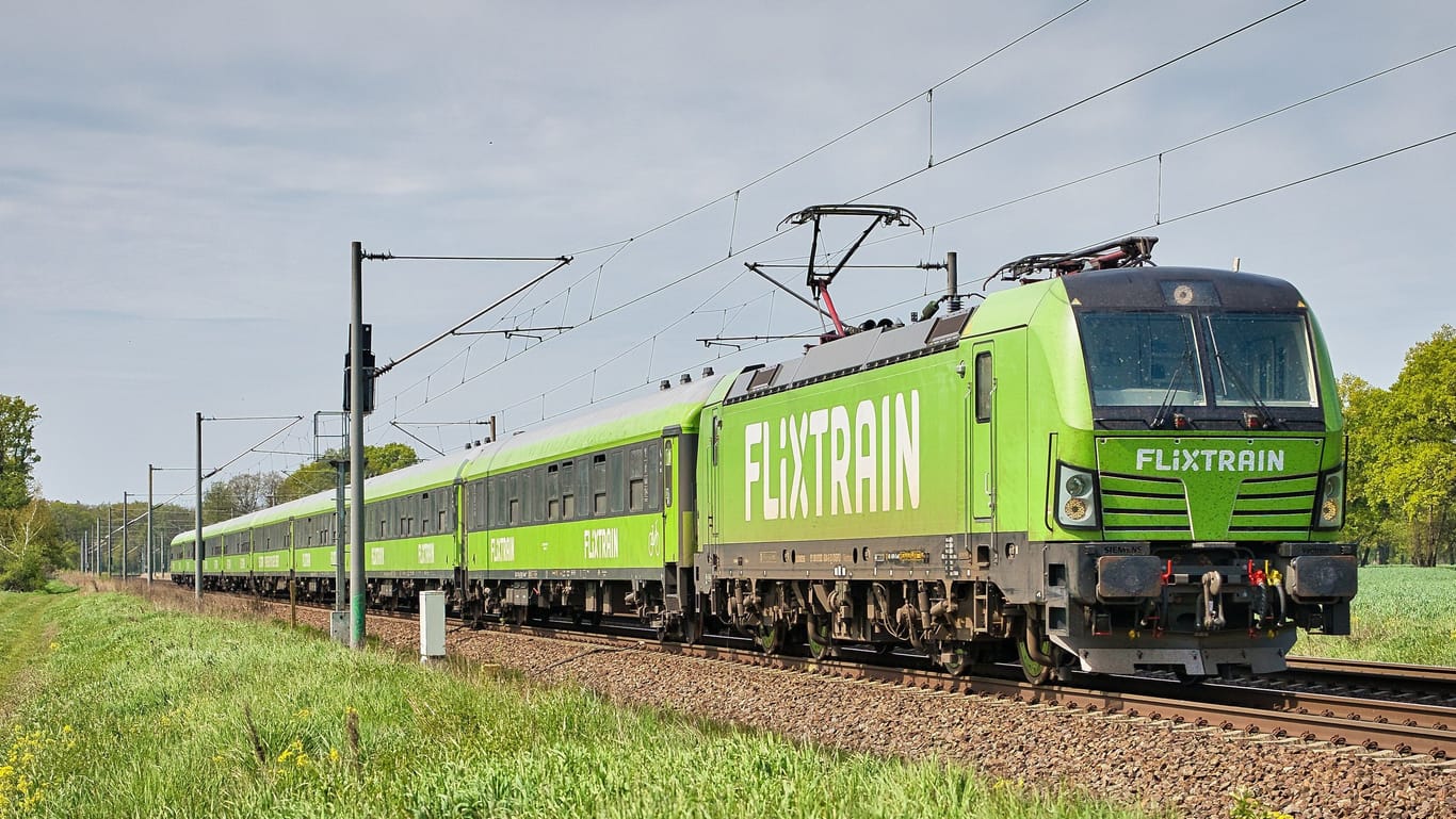 Flixtrain (Archivbild): Das Unternehmen will sein Bahngeschäft in Deutschland und Europa aufbauen.