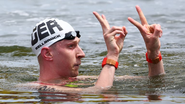 Florian Wellbrock holte am dritten Tag der Schwimm-WM in Japan erneut Gold.
