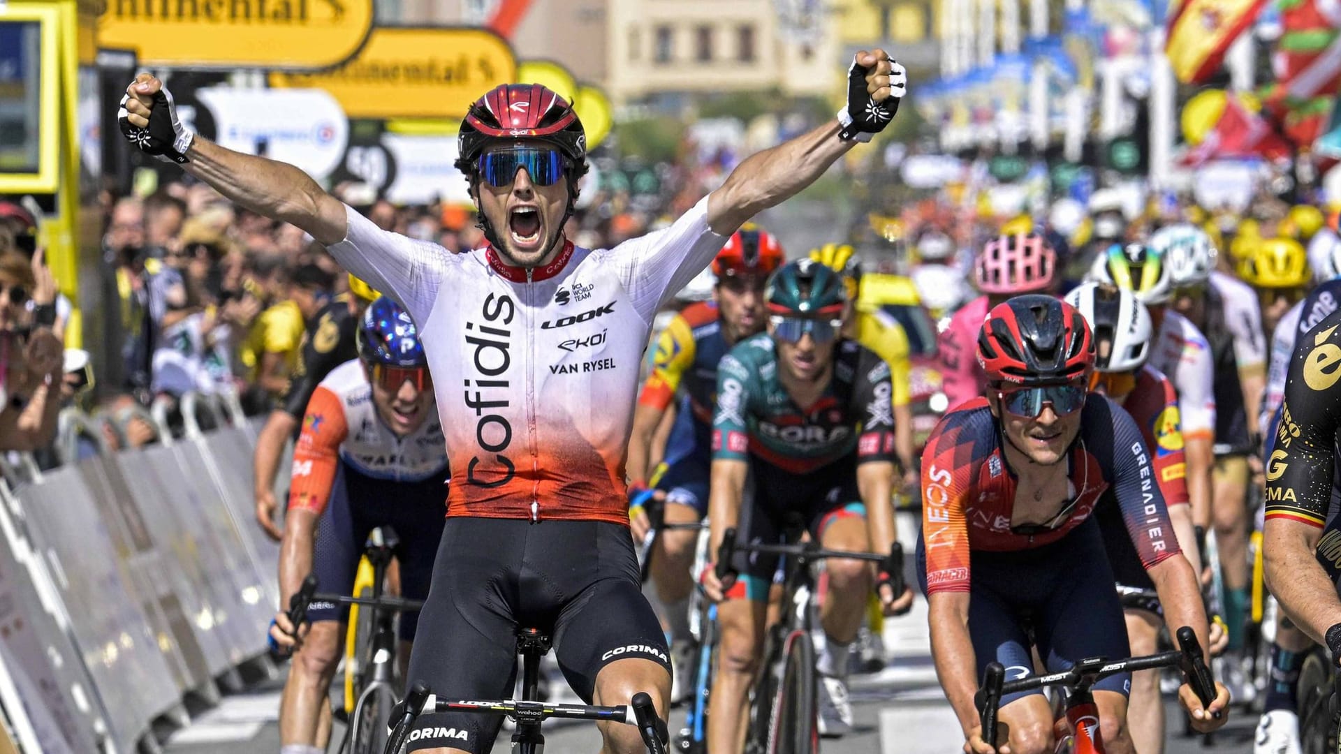 Tour de France: Zahlreiche Profis mussten ihre Räder wechseln.