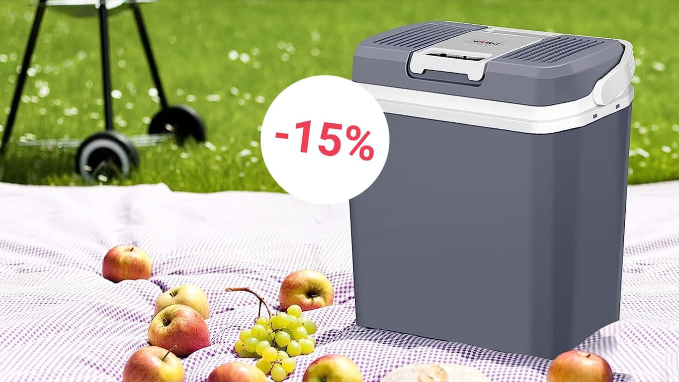 Eine Kühlbox im Sommer: Bei Amazon sparen Sie heute 15 Prozent.