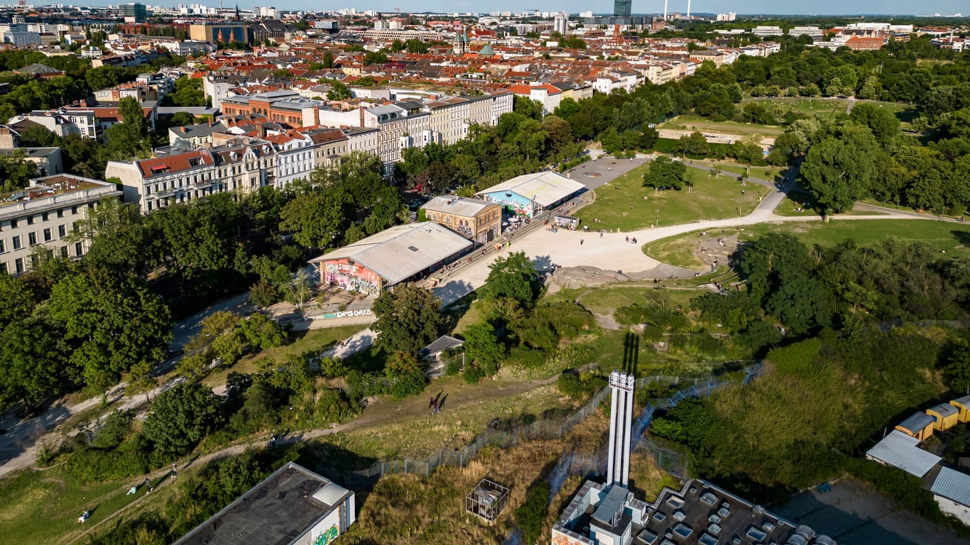 Eine Aufnahme des Görlitzer Parks in Berlin-Kreuzberg