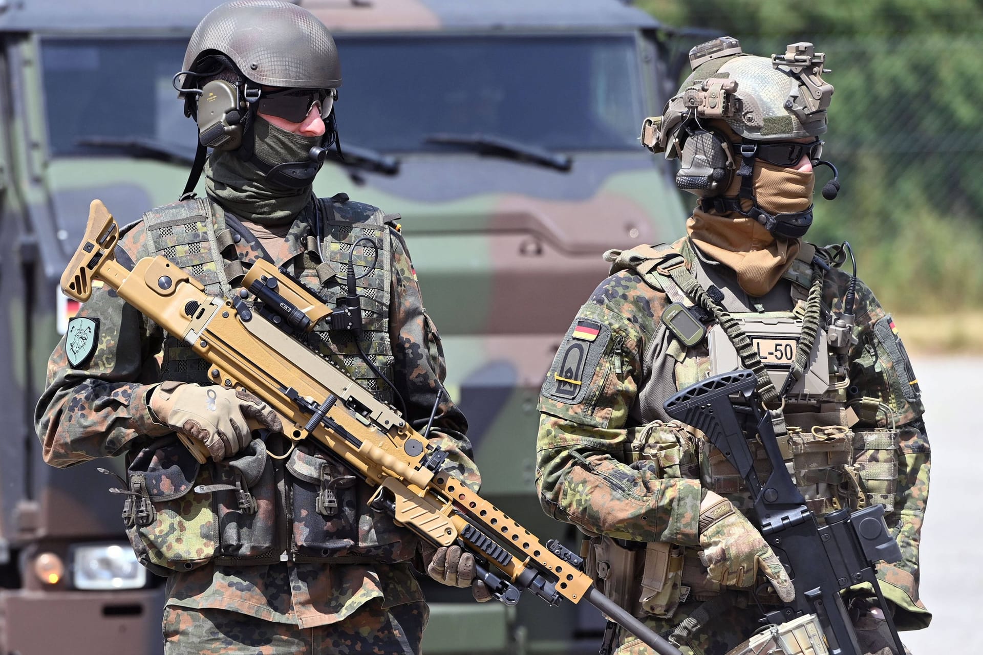 Soldaten der Bundeswehr (Archivbild): Mit dem Sondervermögen wollte Kanzler Scholz die Ausrüstung aufstocken.