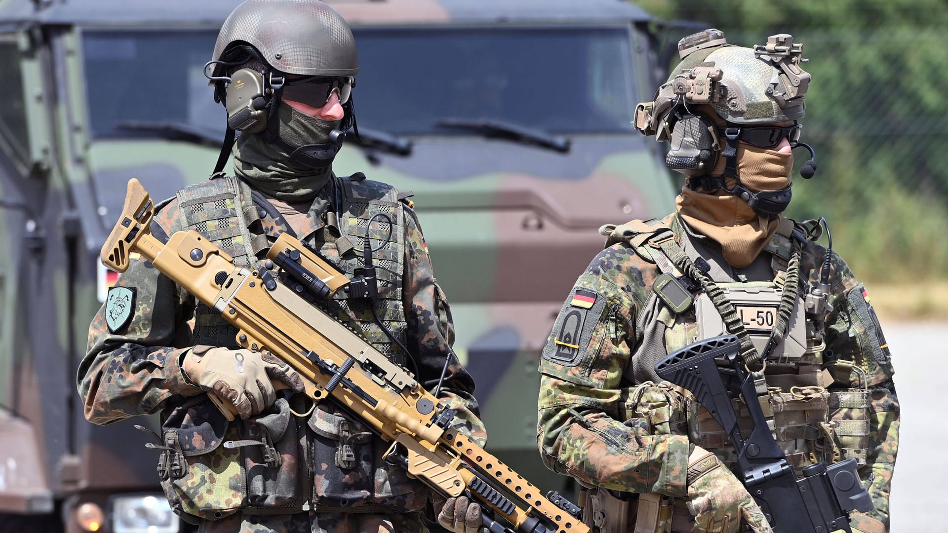 Soldaten der Bundeswehr (Archivbild): Mit dem Sondervermögen wollte Kanzler Scholz die Ausrüstung aufstocken.