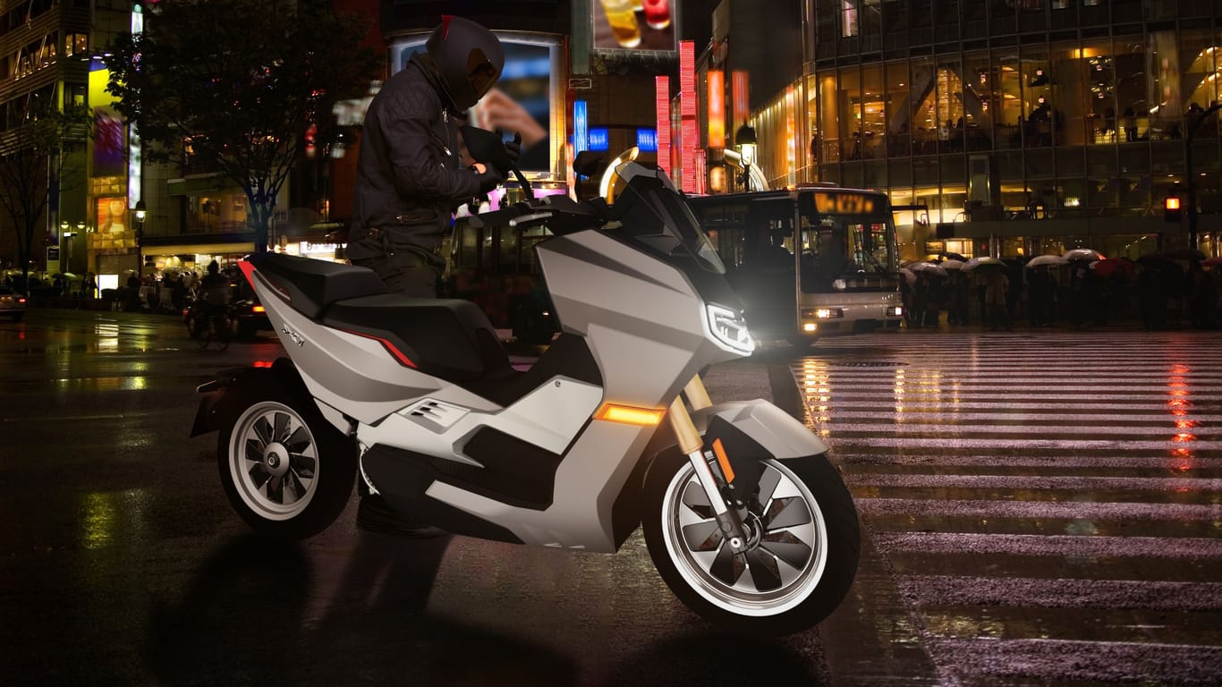 Roller: Scorpio Electric dürfte seinen für den europäischen Markt entwickelten E-Roller X1 kommendes Jahr auf den Markt bringen.