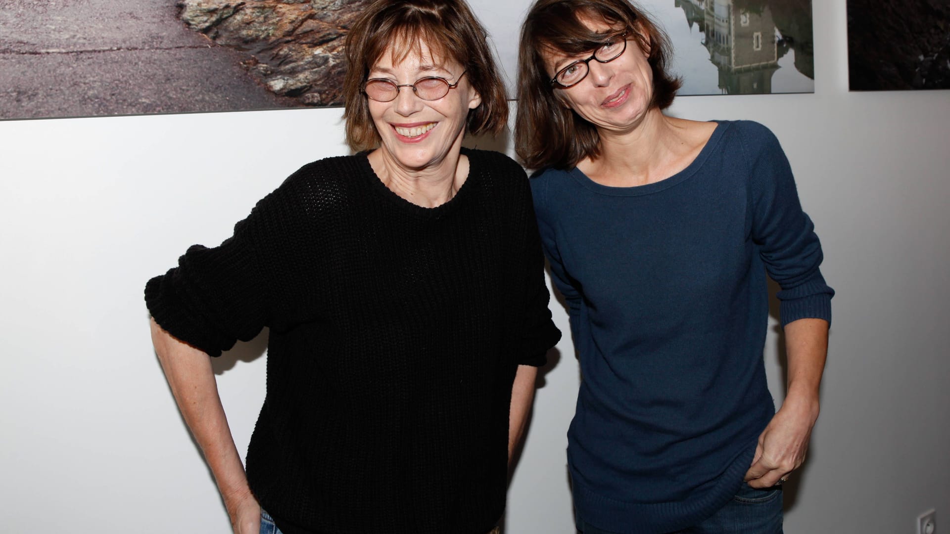 Jane Birkin mit ihrer Tochter Kate Barry im Jahr 2012