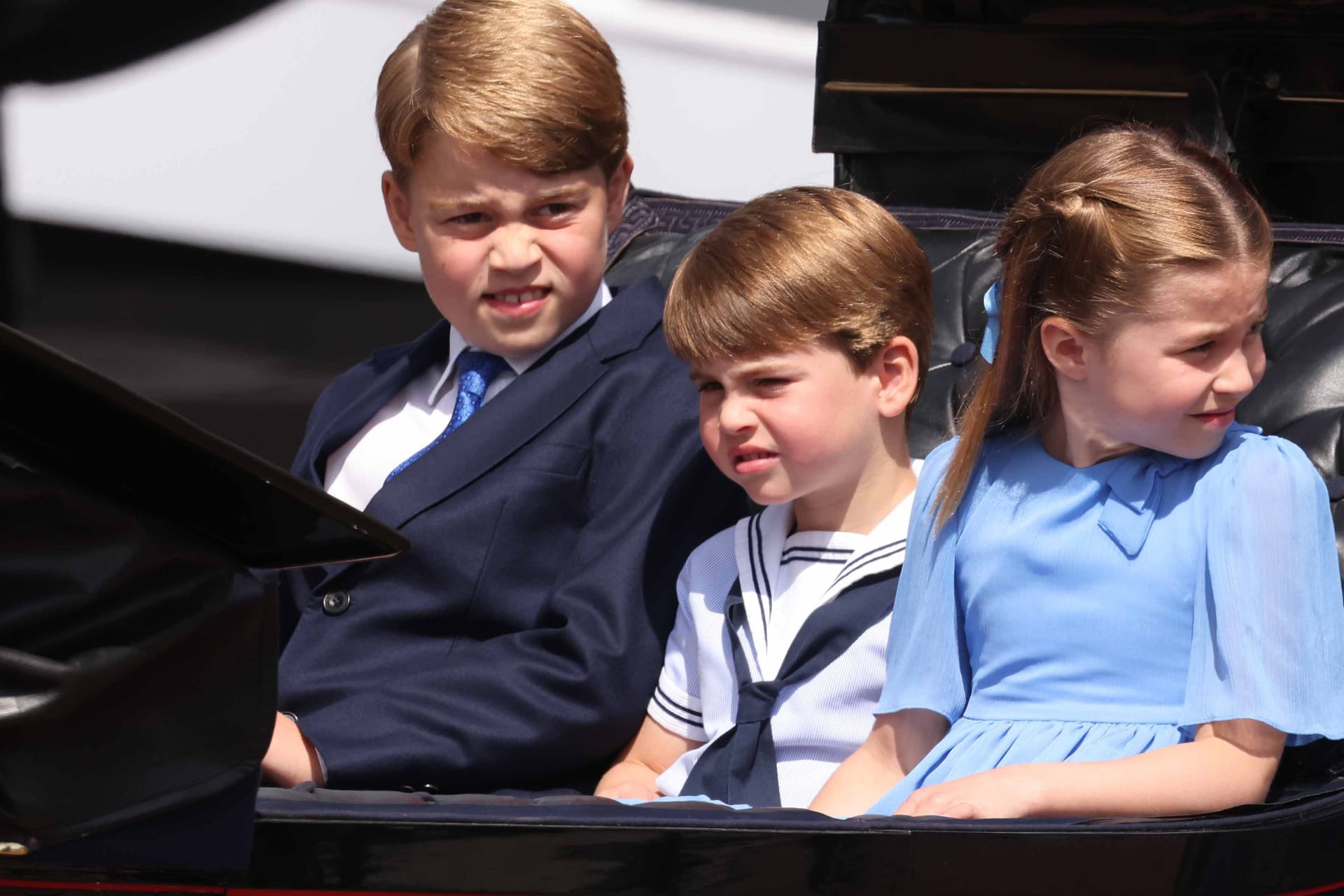 Prinz George, Prinz Louis und Prinzessin Charlotte: Die drei Geschwister ziehen bei öffentlichen Auftritten stets die Blicke auf sich.