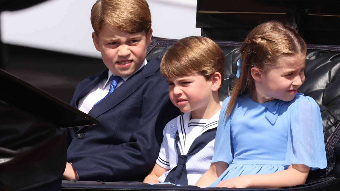 Prinz George, Prinz Louis und Prinzessin Charlotte: Die drei Geschwister ziehen bei öffentlichen Auftritten stets die Blicke auf sich.