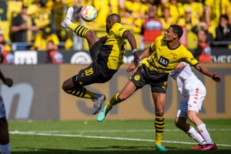 Anthony Modeste und Sebastien Haller: Mit der geplanten Änderung der Abseitsregel wäre Dortmund wohl Meister geworden.